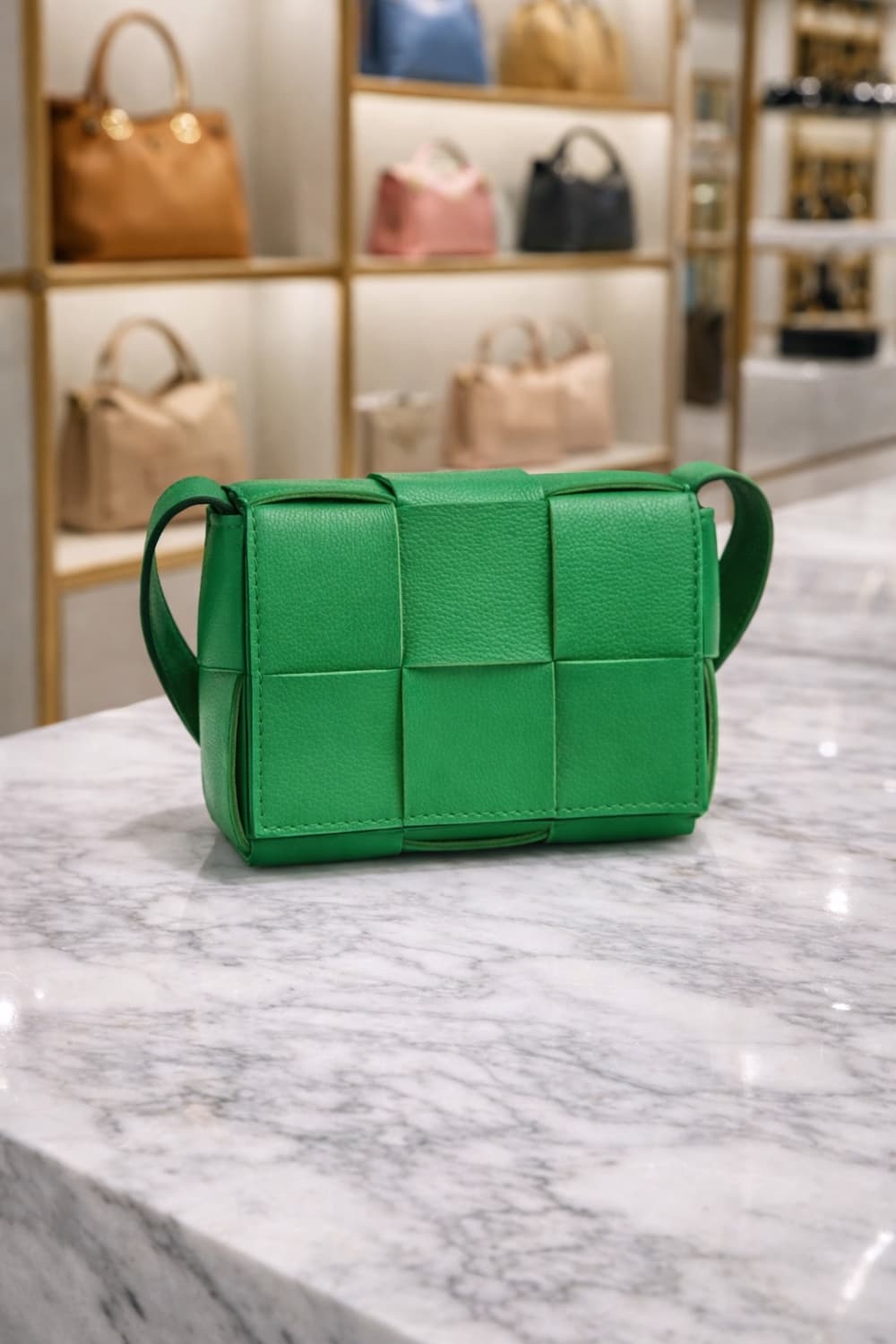 [S급] 보테가베네타 패러킷 카세트 미니 크로스백 판매합니다!!! 상품이미지1