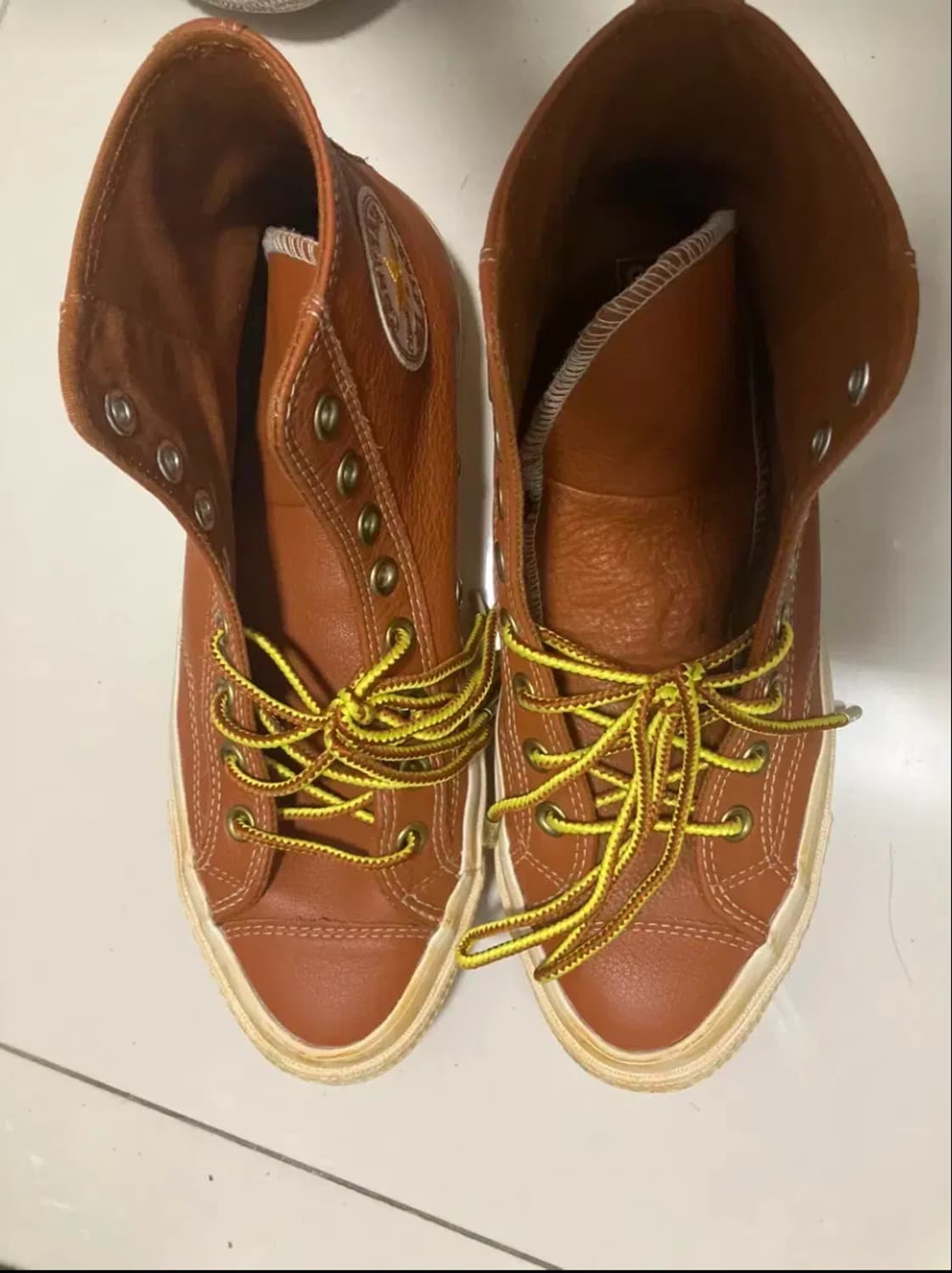 컨버스 척70 빈티지 레더 워크웨어 앤티크 세피아 270 상품이미지1