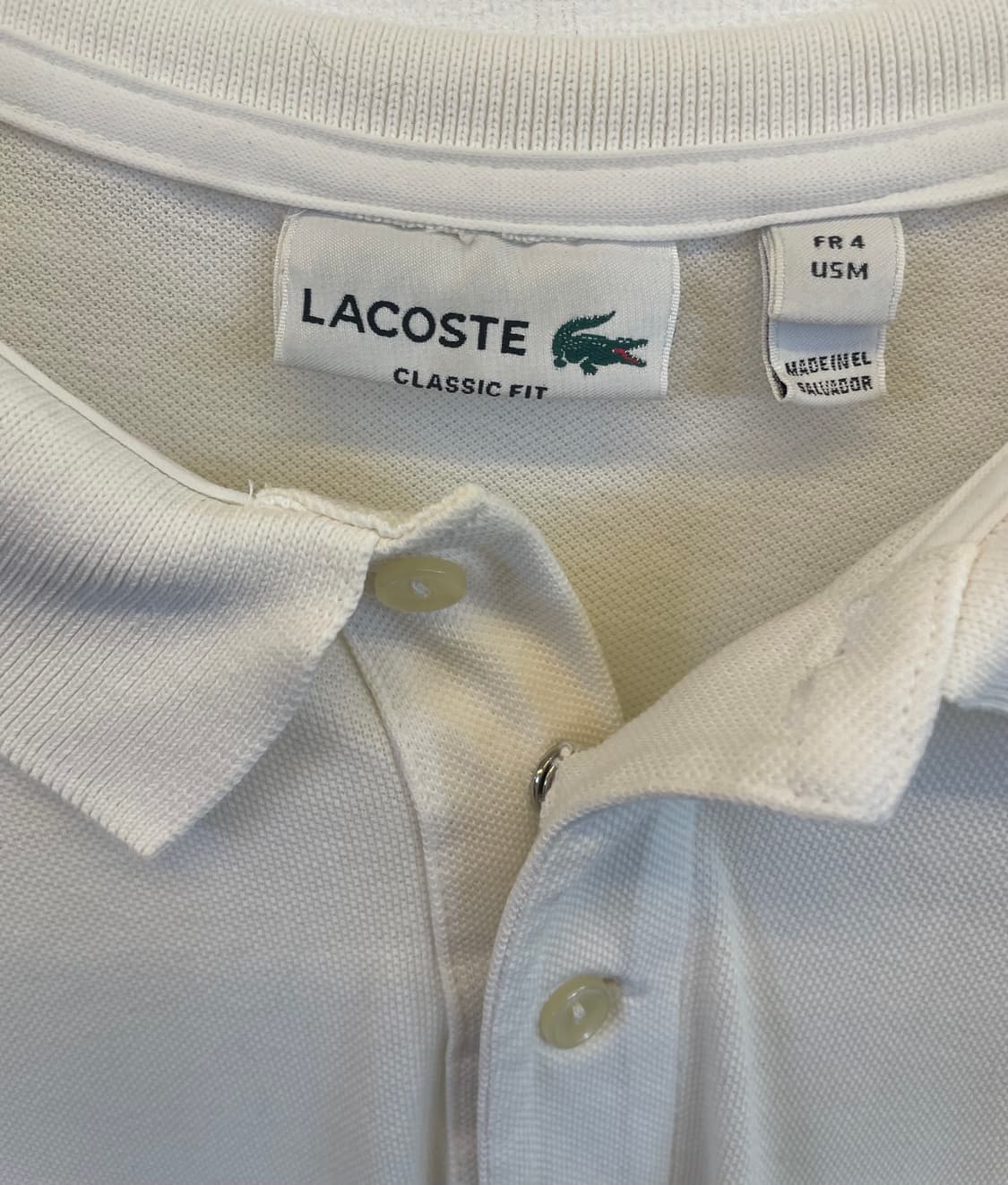 라코스테 긴팔 카라티 면티 면100% 상품이미지2