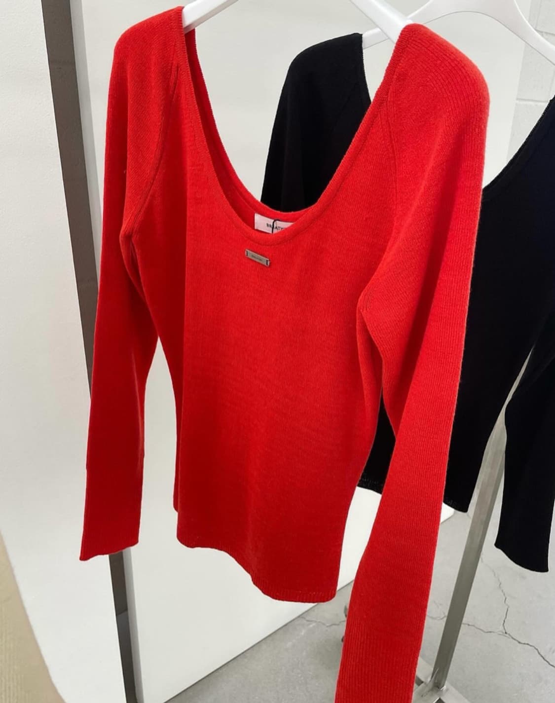 Deep u neck nt (acua blue) 상품이미지4