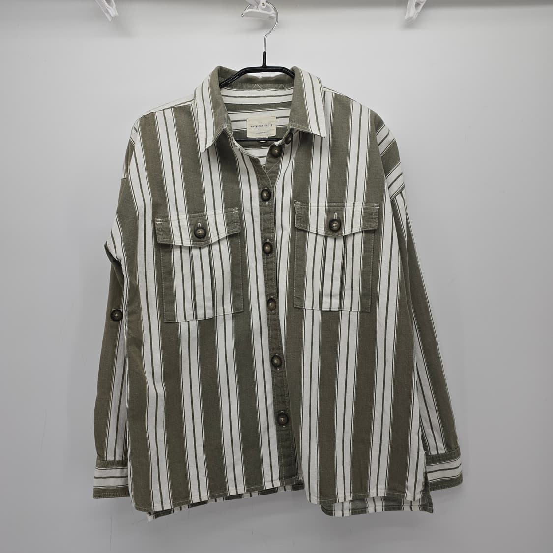 아메리칸이글 스트라이프 오버핏 셔츠  상품이미지1
