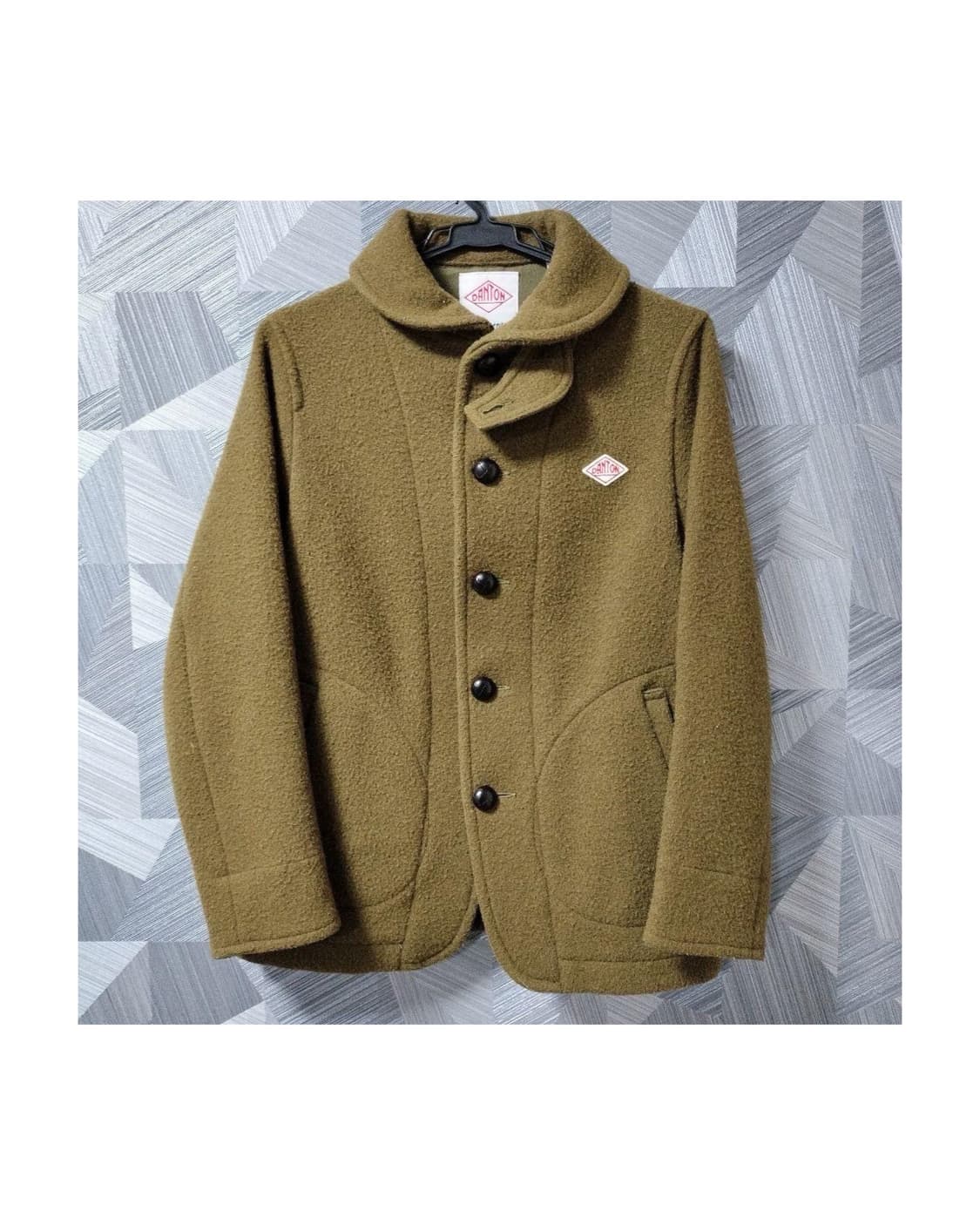 단톤 숄카라 울 자켓 코트 36  상품이미지1