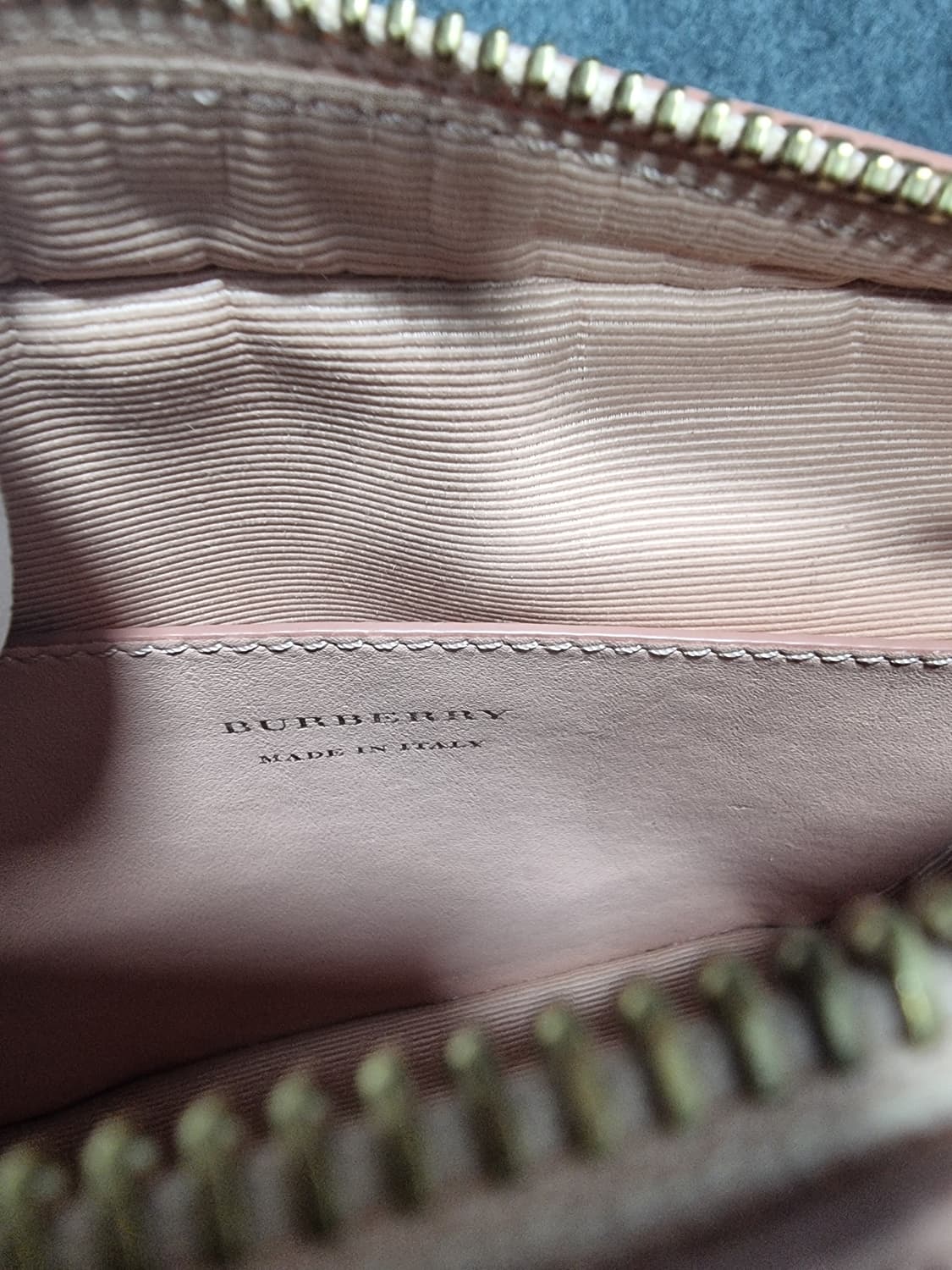 버버리 빈티지 체크 코튼 핑크 링크 체인 카메라백 상품이미지9