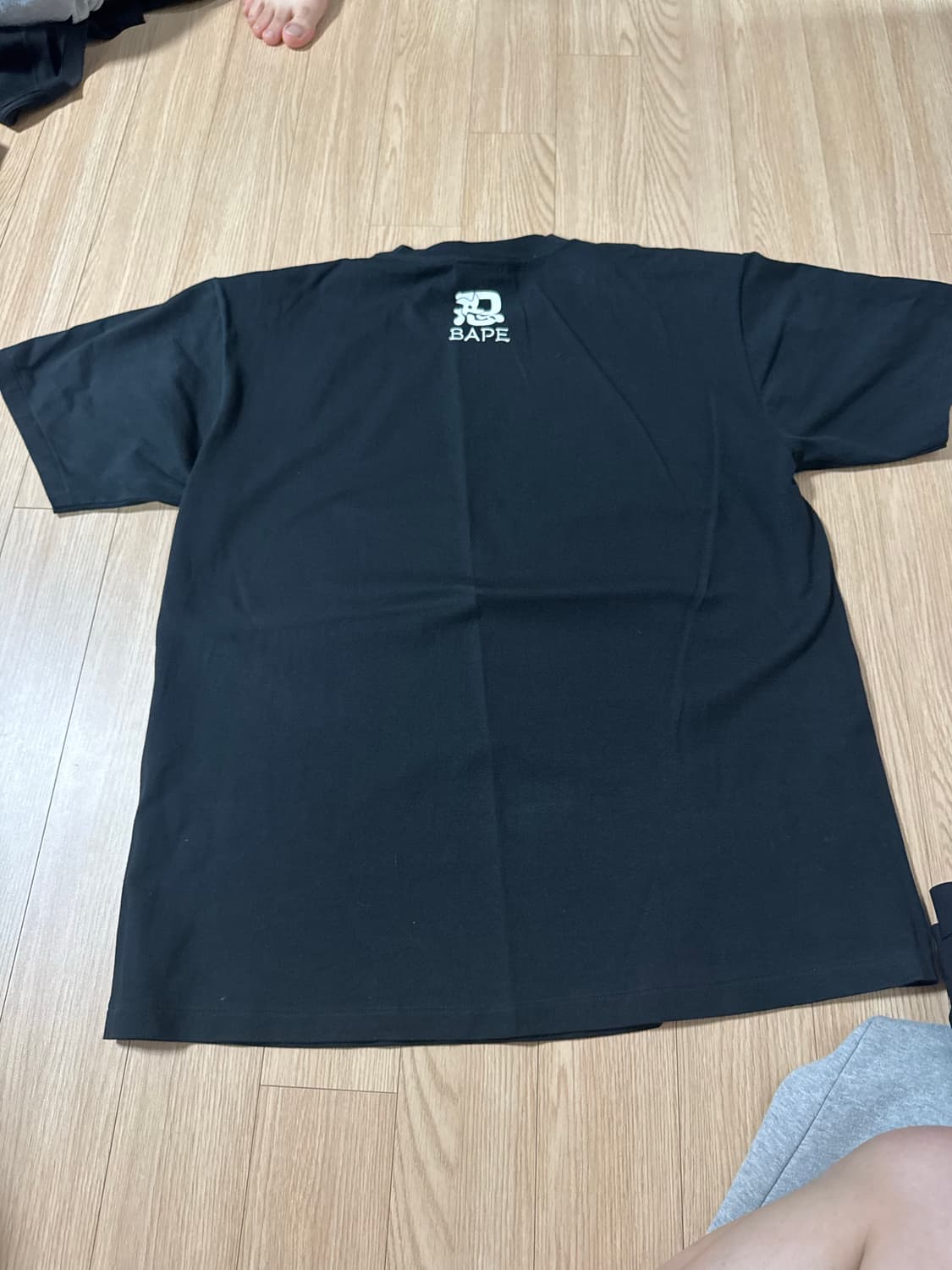 베이프 닌자 티셔츠 XL 블랙 상품이미지2