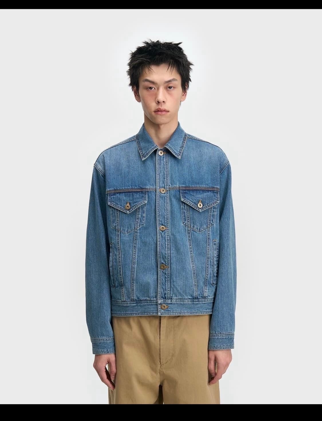 [5] 벨리에xbuj 청자켓 트러커 상품이미지1