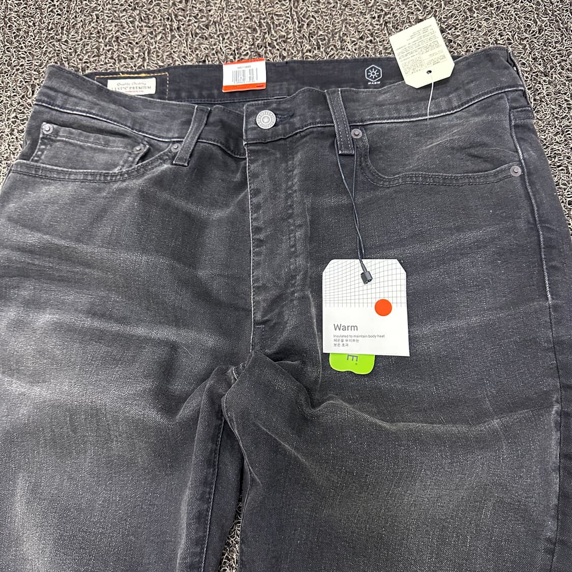 [새상품] 리바이스 511 흑청 데님 청바지 36인치 상품이미지3