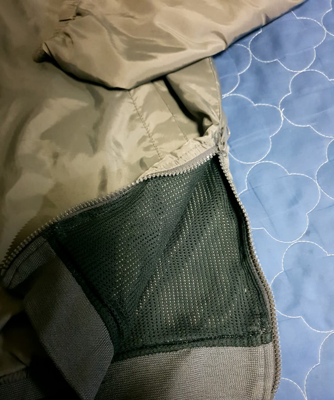 (90s) 나이키 올드스쿨 솔로스우시 풀오버 웜업 맨투맨 올리브 (L) 상품이미지3