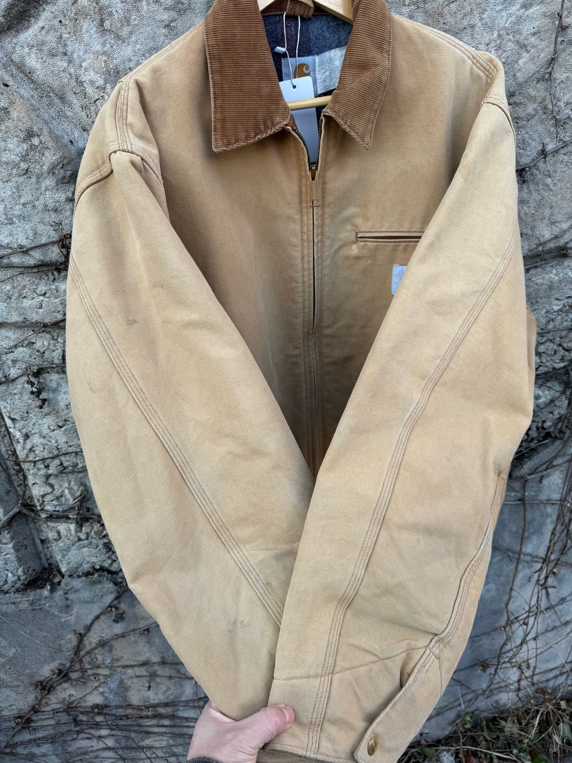 90s 칼하트 빈티지 6blj 하드페이딩 디트로이트 워크 자켓 상품이미지6