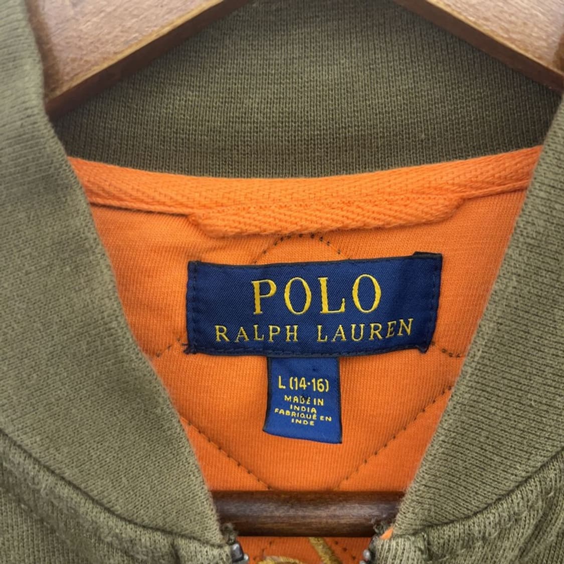 폴로 랄프로렌 스트릿 펑크 스카쟌 퀄팅 집업 자켓 L C09380 상품이미지5