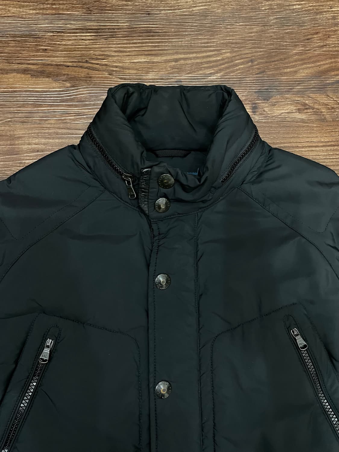 폴로 랄프로렌 레이싱 푸퍼 패딩 자켓 블랙 상품이미지2