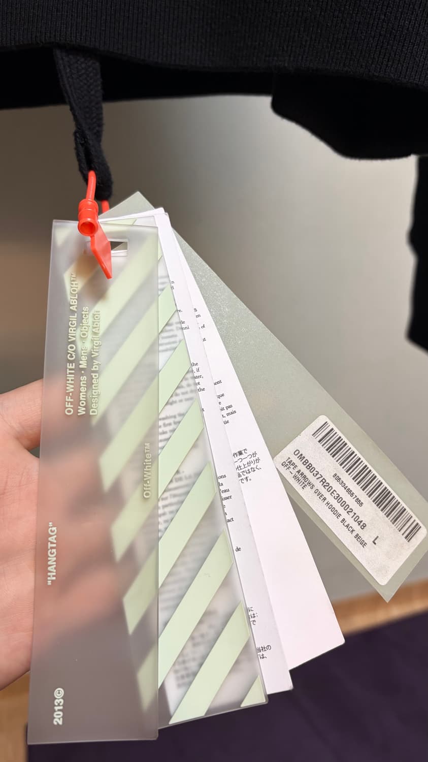 오프화이트 테이프 애로우 L (Hangtag 붙어있음!) 상품이미지3