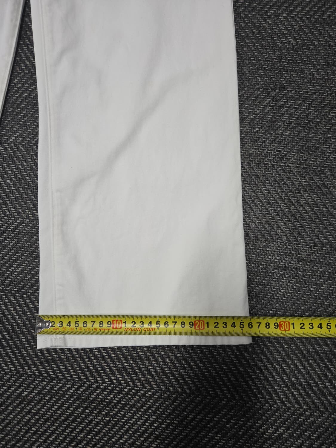 한섬 시스템 SYSTEM 화이트 와이드 데님 팬츠 상품이미지8