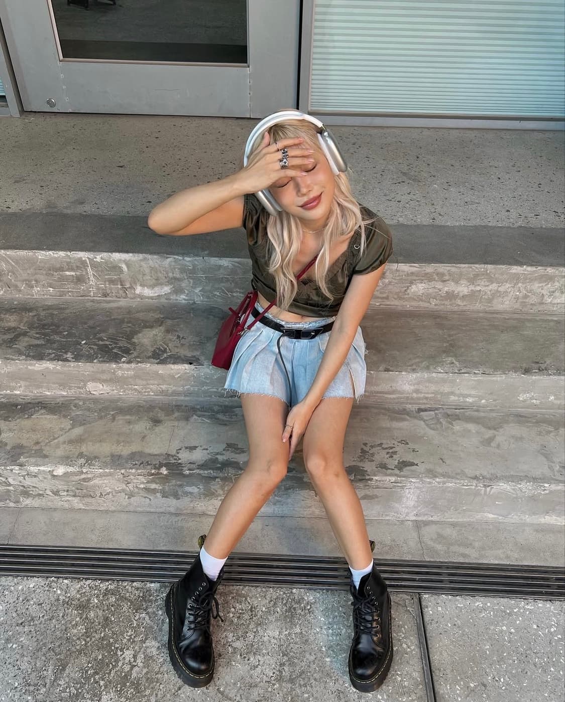 Zara 자라 플리츠 미니 청치마 (인플루언서 젬마님 착용) 상품이미지2