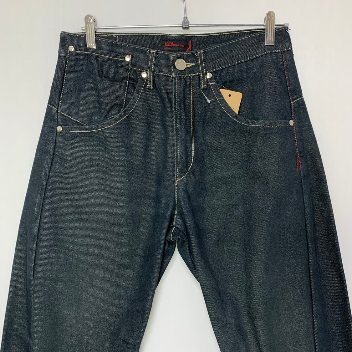 리바이스 엔지니어드 블랙 데님 팬츠 흑청 빈티지 30인치 상품이미지2
