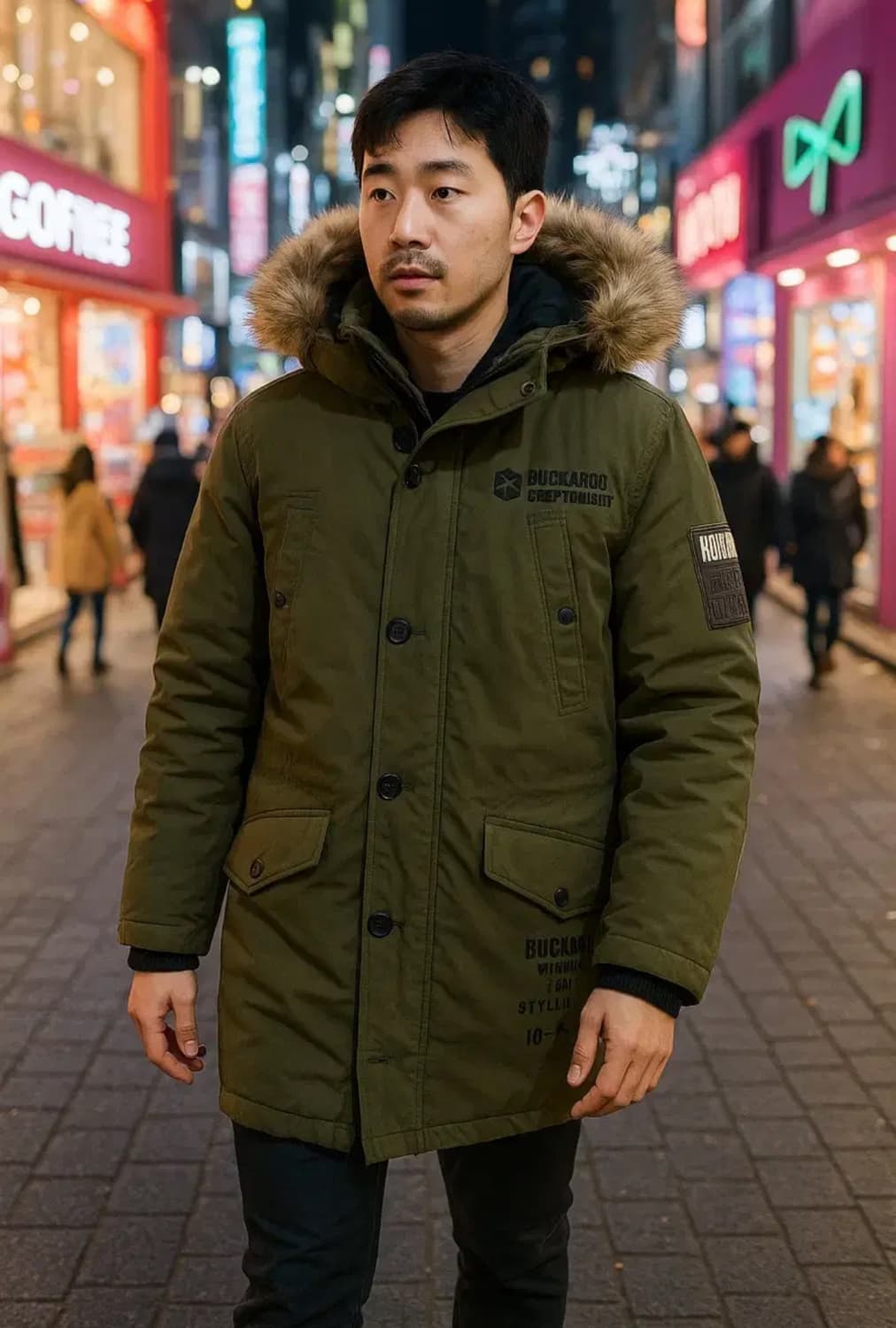 버커루 리얼퍼 덕다운 파카 상품이미지1