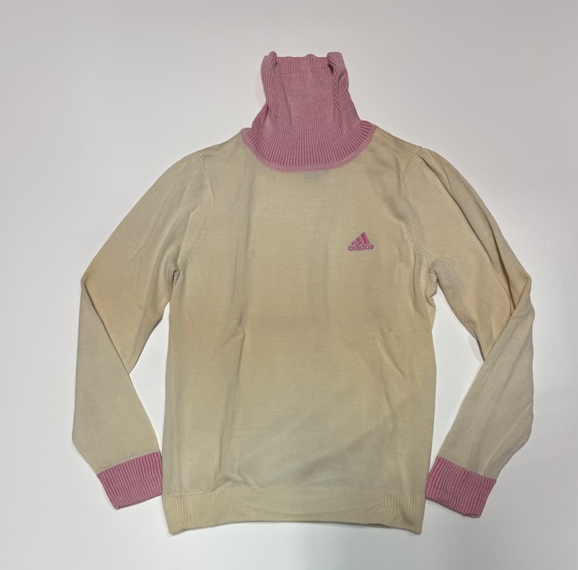 여성 아디다스 올드스쿨 양모 터틀넥 니트 s 상품이미지1