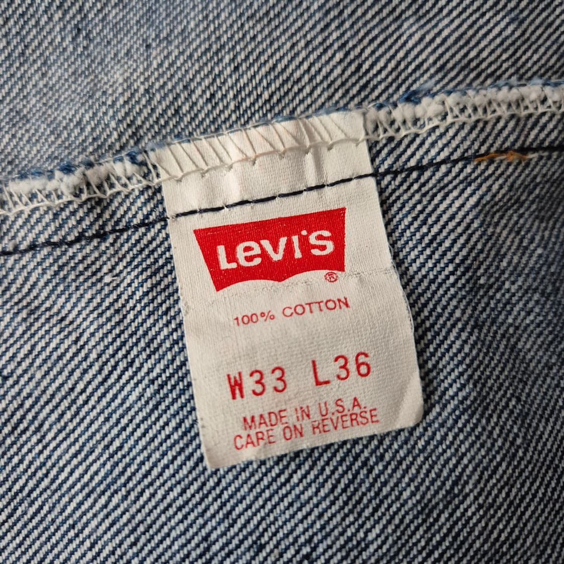 1997 USA Levi's 505-0216 인디고 (33x36) 상품이미지9