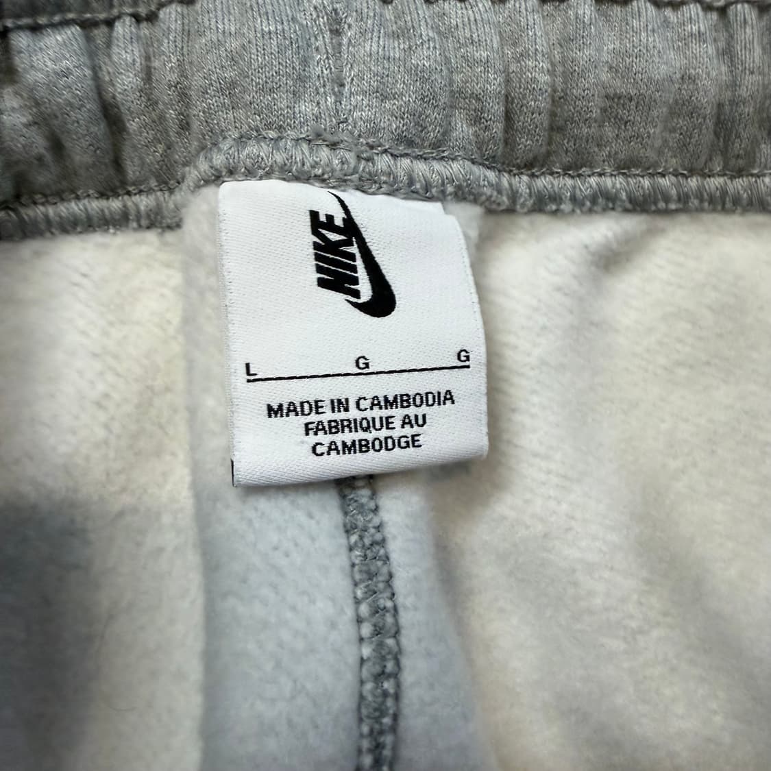Nike NSW 솔로 스우시 오픈 헴 플리스팬츠 상품이미지2