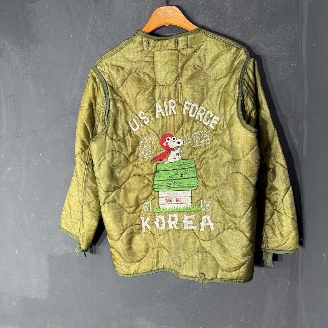 빈티지 m65 스누피 밀리터리 라이너 (xs) old_8379 상품이미지1