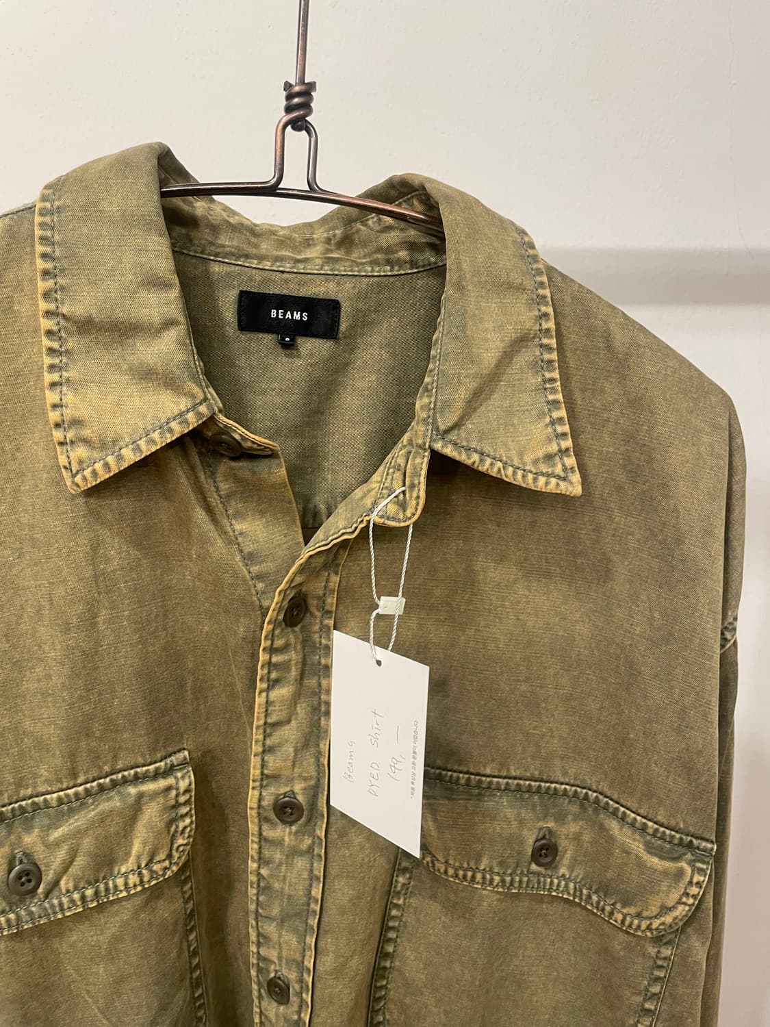 BEAMS dyed shirt 상품이미지2