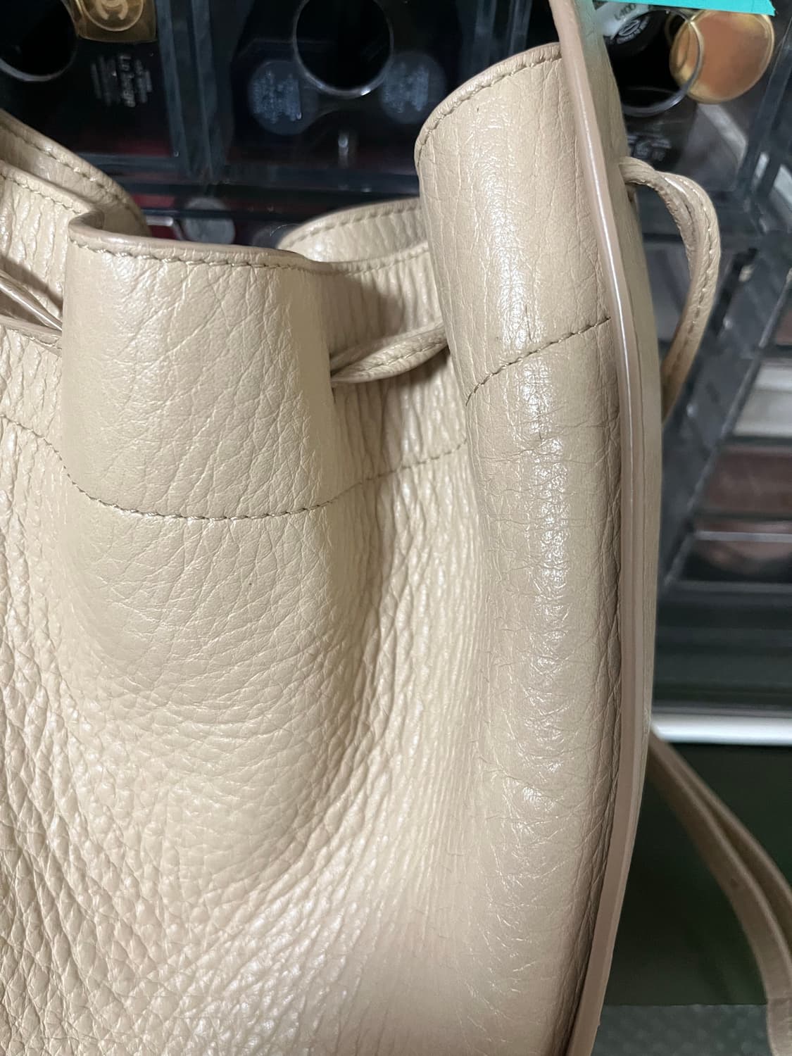 The Row 더로우 드로스트링 백 베이지 색상 상품이미지4