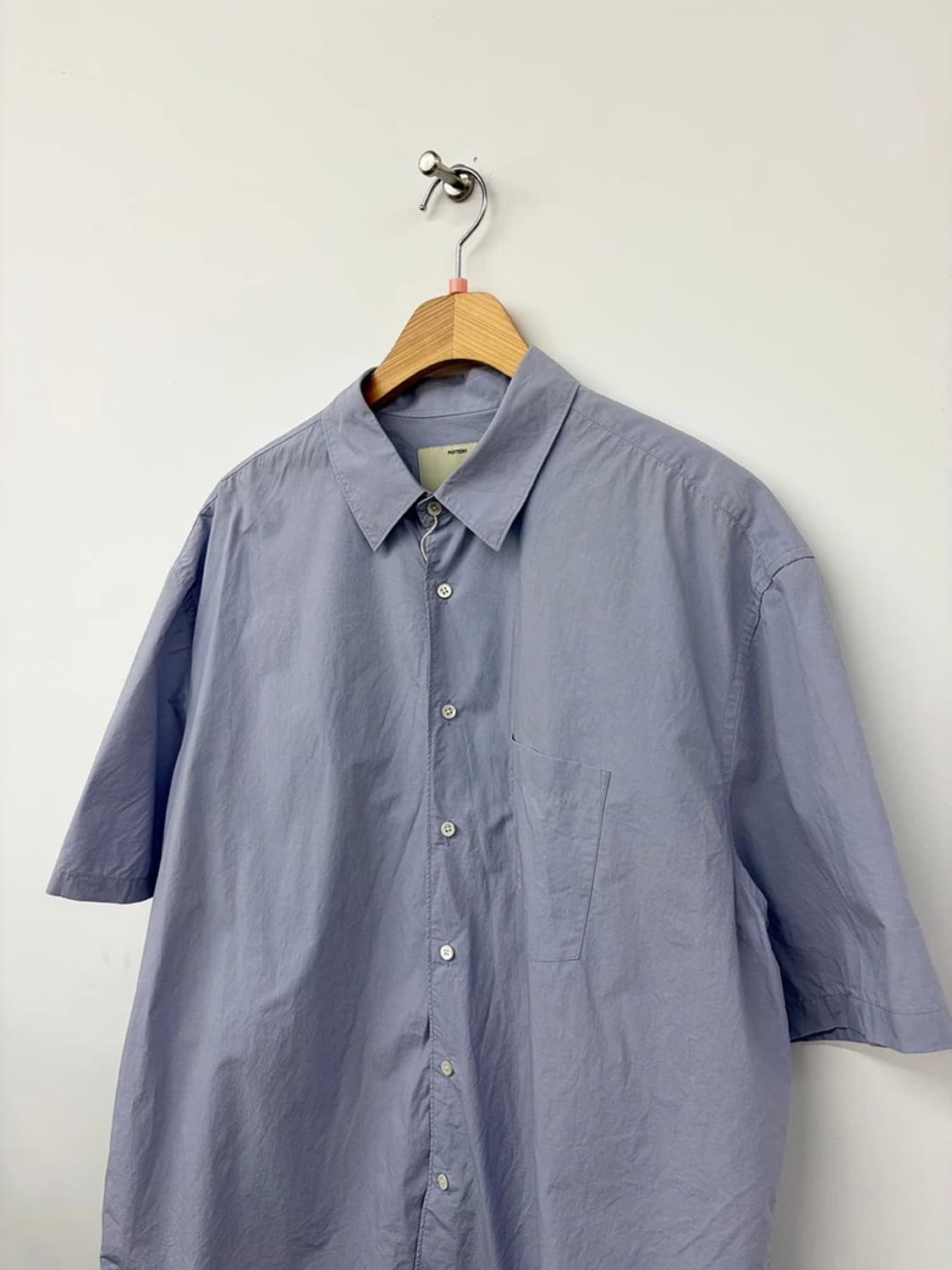 포터리 23SS 클래식 코튼 반팔 셔츠 PN9732 상품이미지2