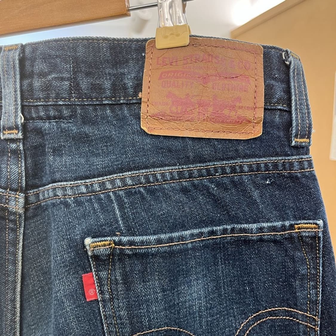 리바이스 511 빈티지 레트로 진청 데님팬츠 33인치 C09762 상품이미지5
