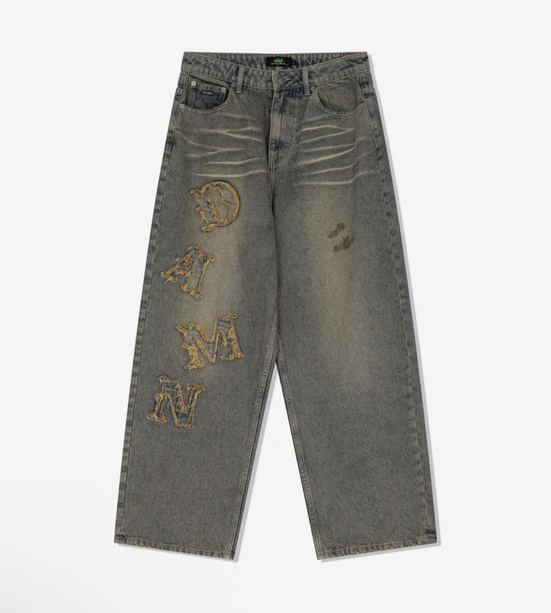 래리클락 패치 워싱 데님 청바지 XL 상품이미지4