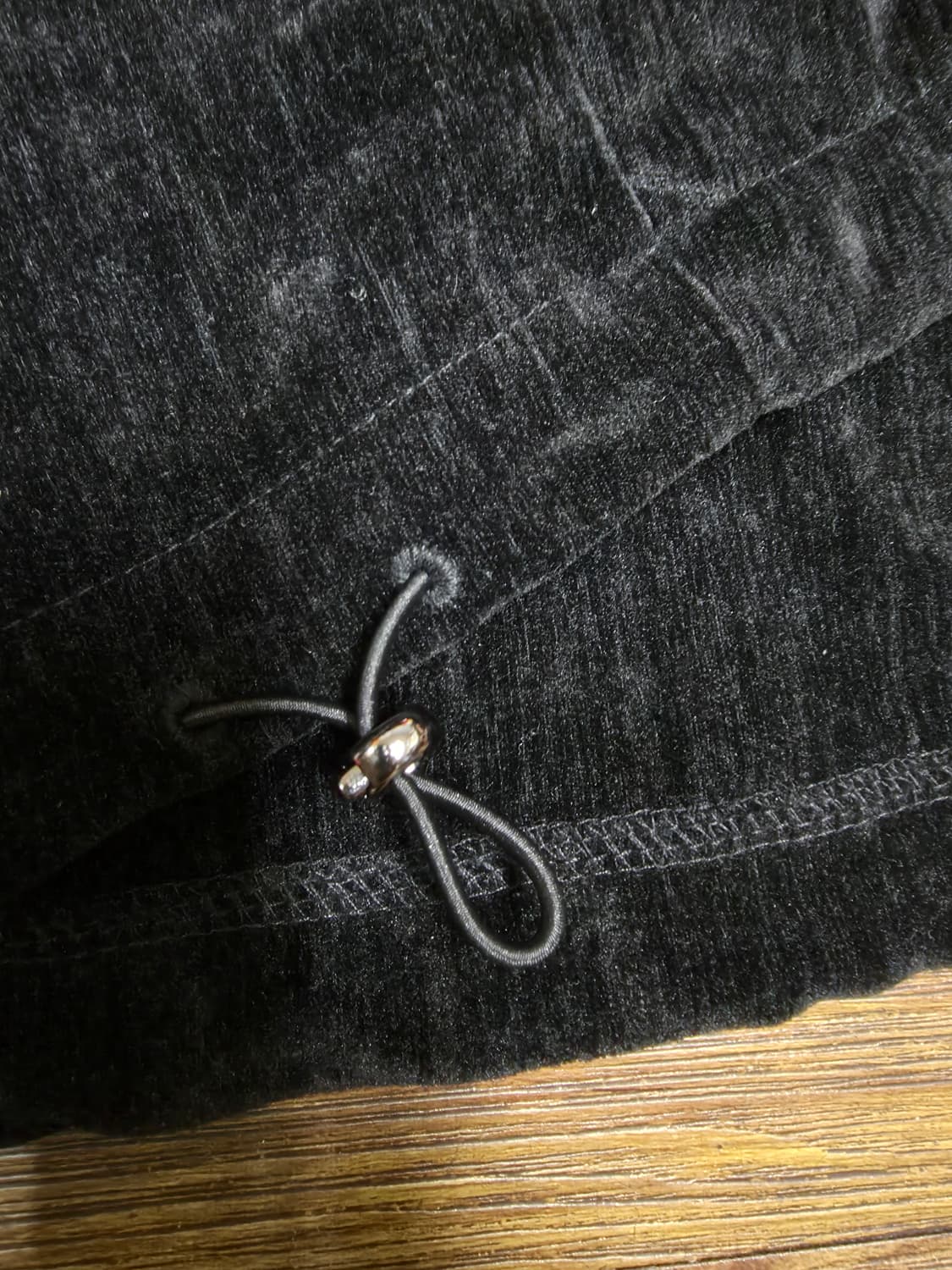 라이프워크 셔닐 벨벳 스트링후드집업 상품이미지6