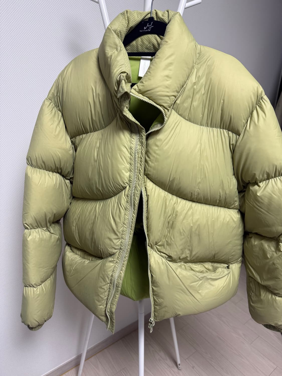 Yeah 구스다운 패딩 (2사이즈 / 라임) 상품이미지2