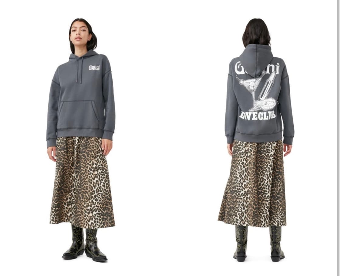 가니 아이솔리 러브클럽 후드 상품이미지5