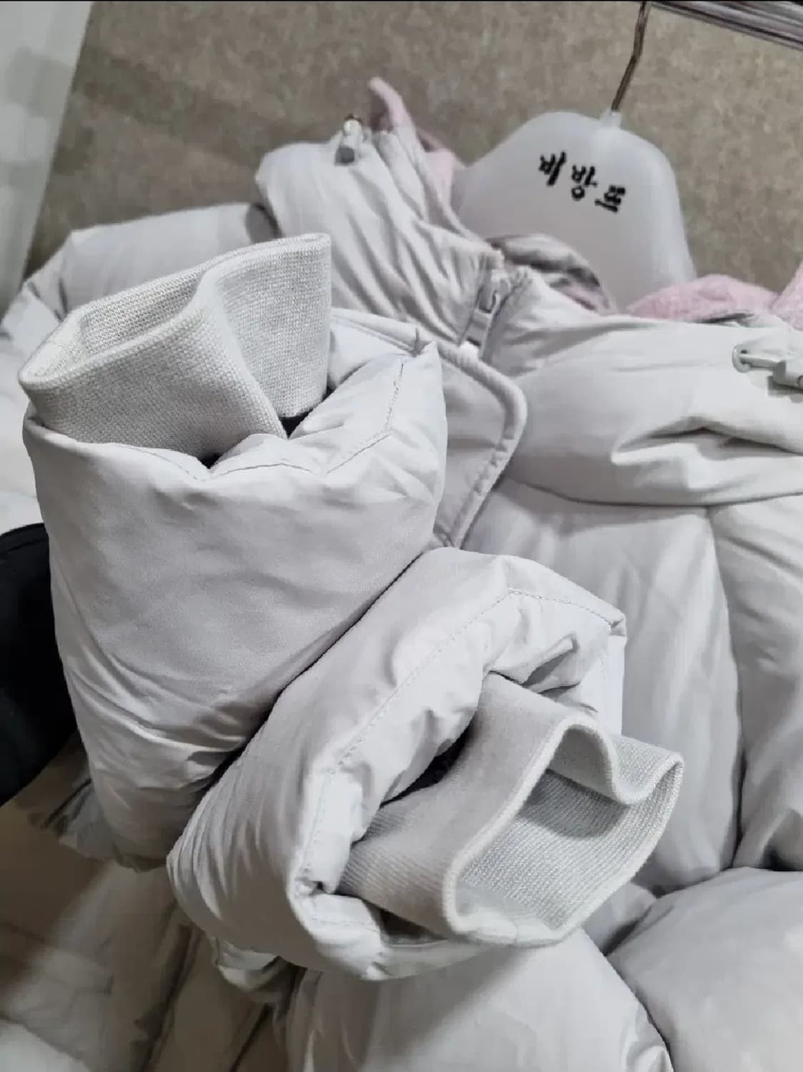 여성 90 뉴발란스 거위털 롱패딩 상품이미지3