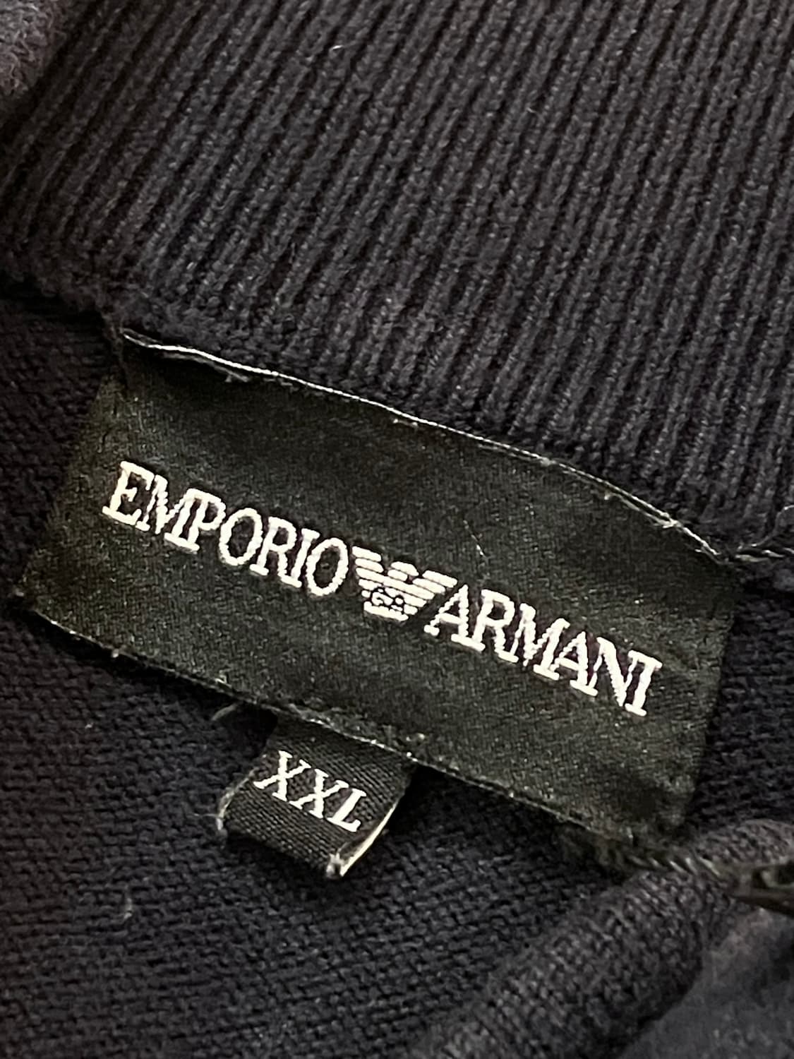 엠프리오 아르마니 니트 가디건 딥네이비 XXL  #csz3179 상품이미지4