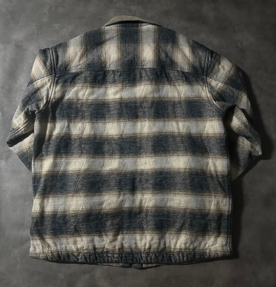 Series 체크 퀼팅 아우터 셔츠 105 상품이미지3