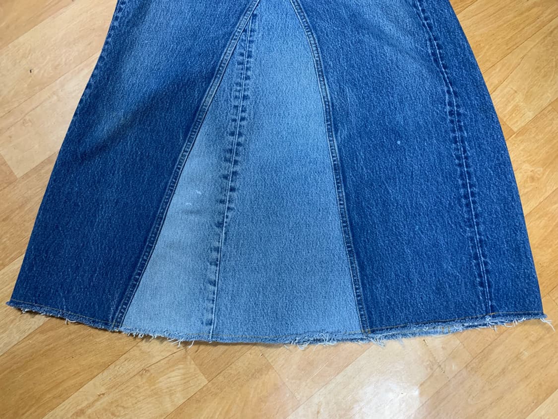 리바이스 X 더 신존 by 마이 탈타냥 커스트마이징 데님 스커트(501) 상품이미지5