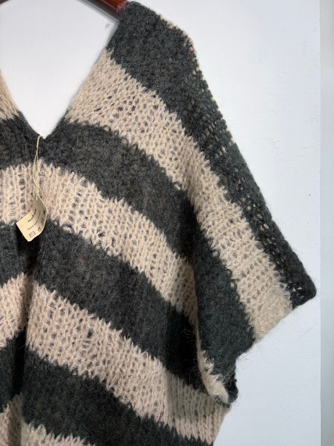 [F] (새상품)네팔 모헤어 케이프 프리사이즈 상품이미지6