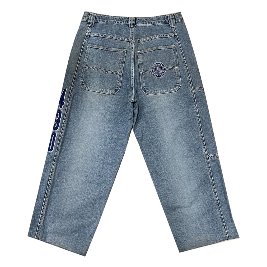 ONGGOL JEANS 연청 와이드 데님 팬츠 청바지 32~33 상품이미지2