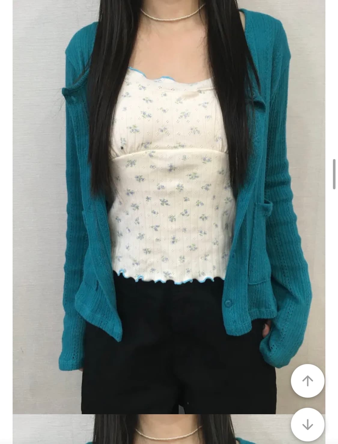 펀칭 라운드 썸머 가디건 여름 가디건 상품이미지1