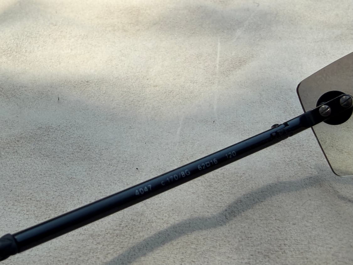 00s 샤넬 무테 썬그라스 신품 보관품 선그라스  상품이미지4