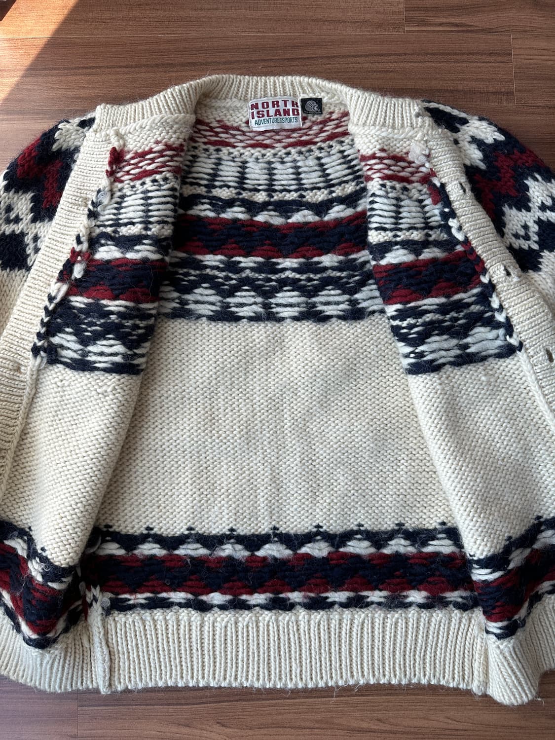 노르딕 페어아일 울 헤비니트 가디건 L 상품이미지9