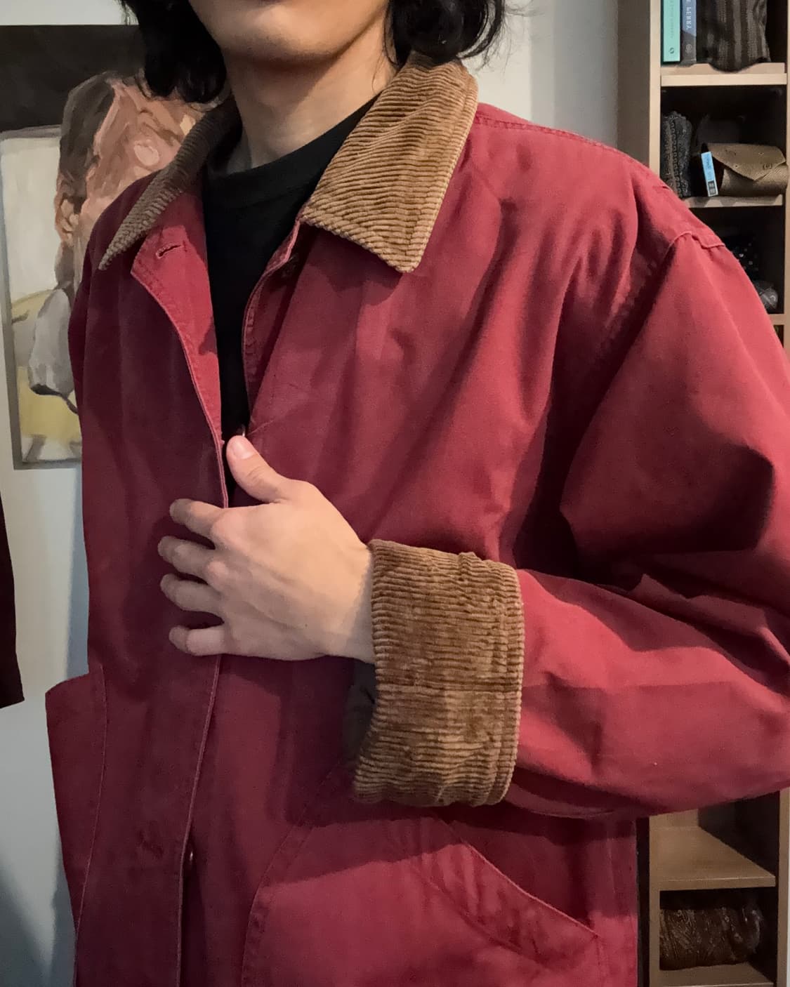 lands end 버건디 헌팅 자켓 상품이미지7