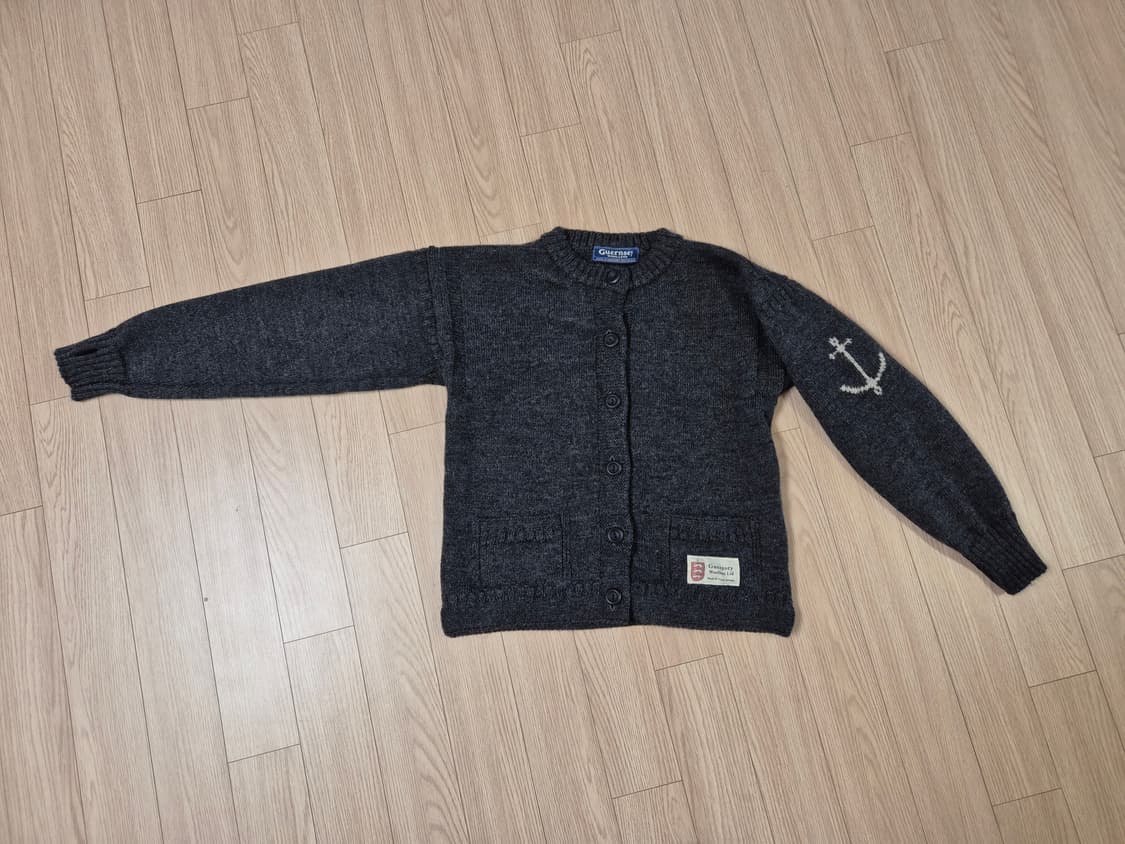 건지울른스 피셔맨 홀가먼트 가디건 44사이즈 상품이미지3