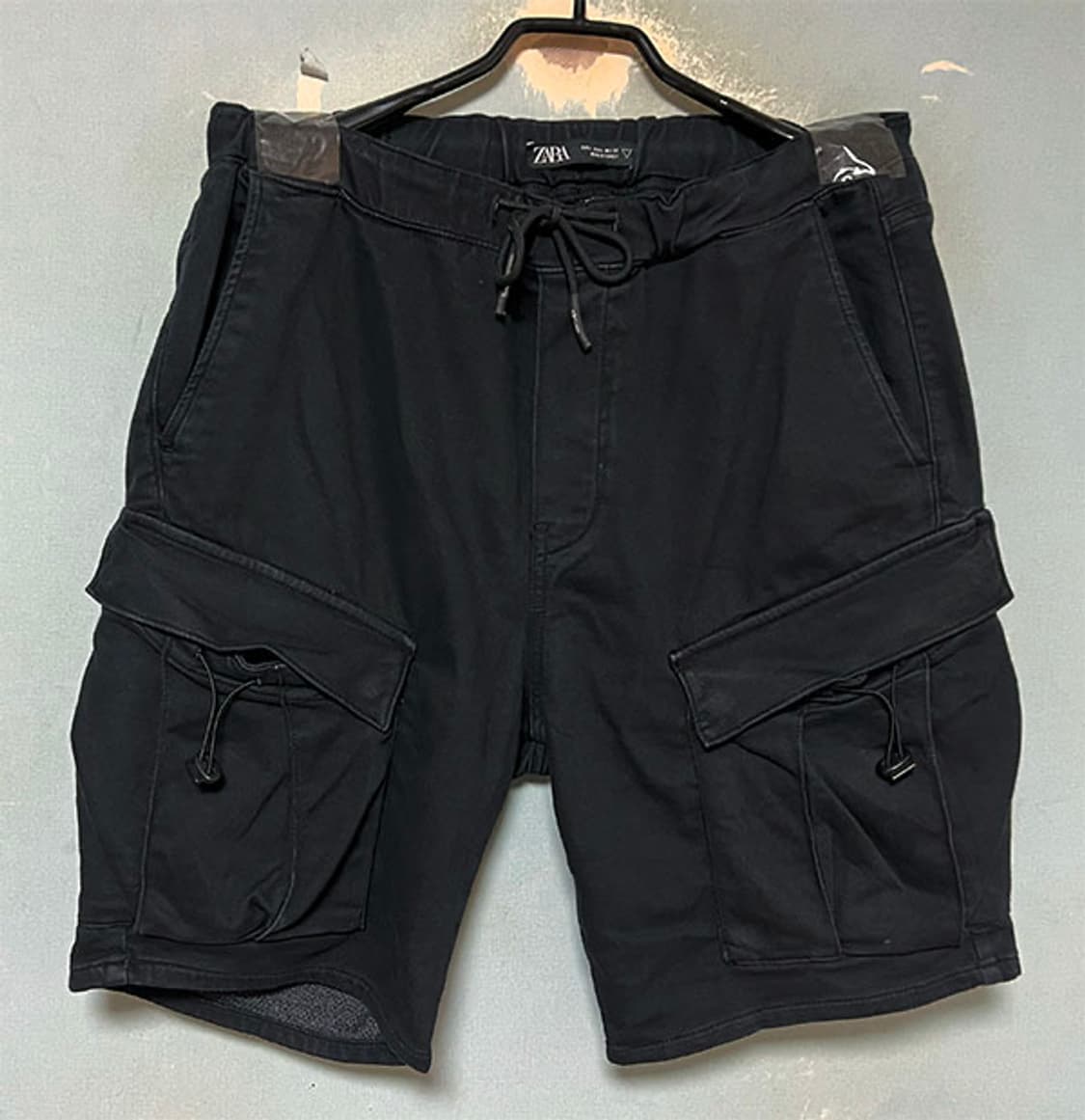 ZARA 자라 남자 반바지 캐주얼 카고 밴딩 쭈리 XL 34 상품이미지1