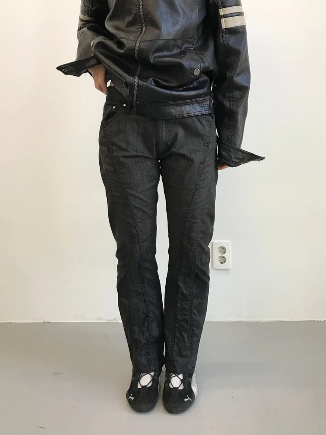 00's Semanticdesign Coated Pants 상품이미지2