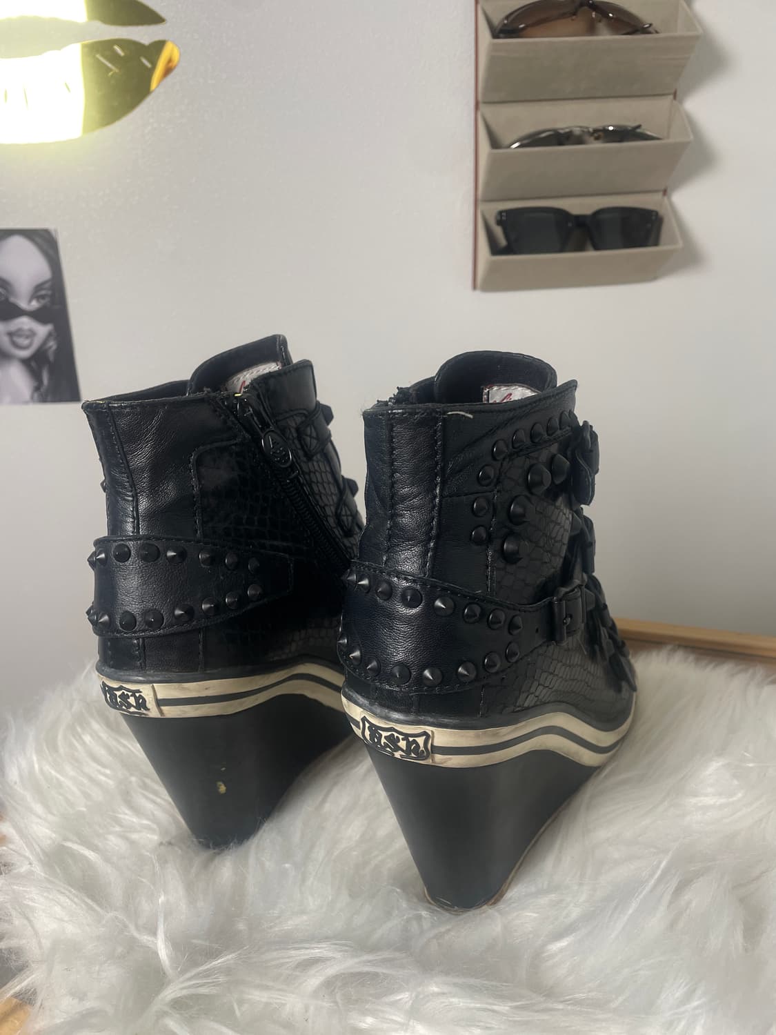 Ash 아쉬 스터드 웨지힐 스니커즈 상품이미지6