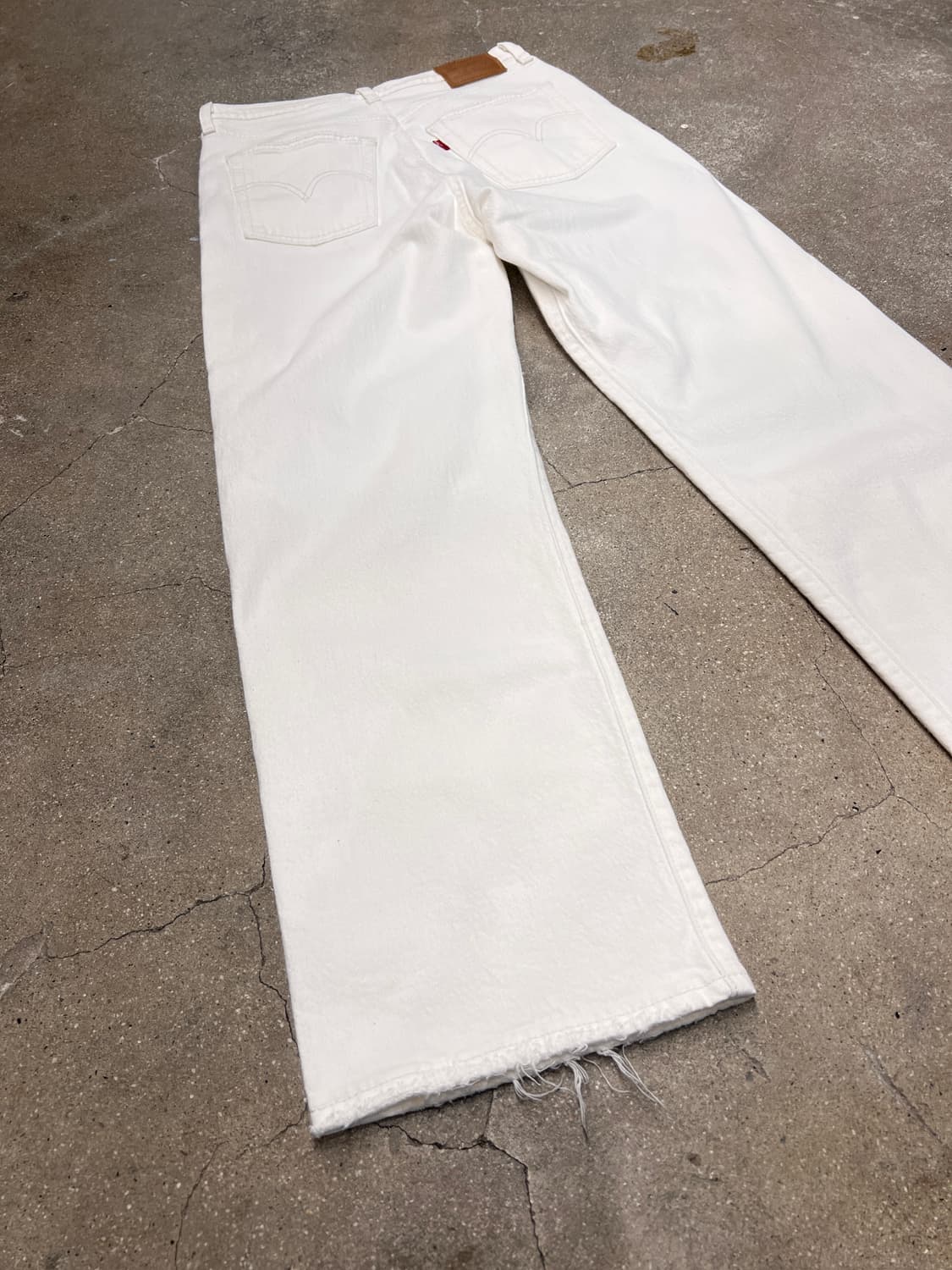 리바이스 립케이지 스트레이트 화이트진 상품이미지7