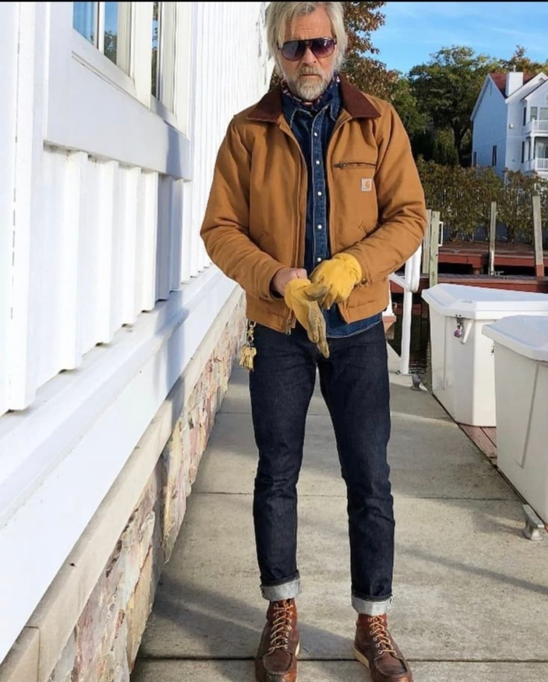 칼하트 디크로이트 M사이즈  인터스텔라맛  상품이미지4