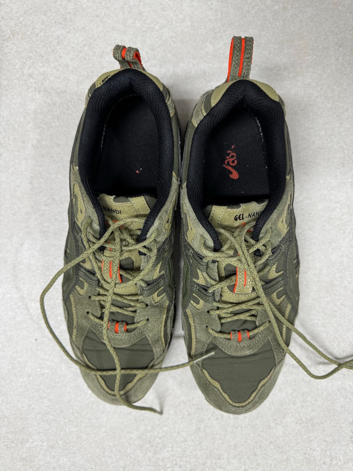 아식스 젤 난디 360 올리브 캔버스 275 상품이미지2