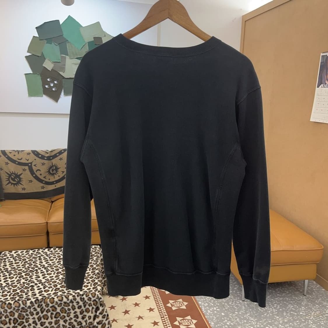 챔피온 리버스위브 보스턴캠프 레터링 맨투맨 M C09435 상품이미지4