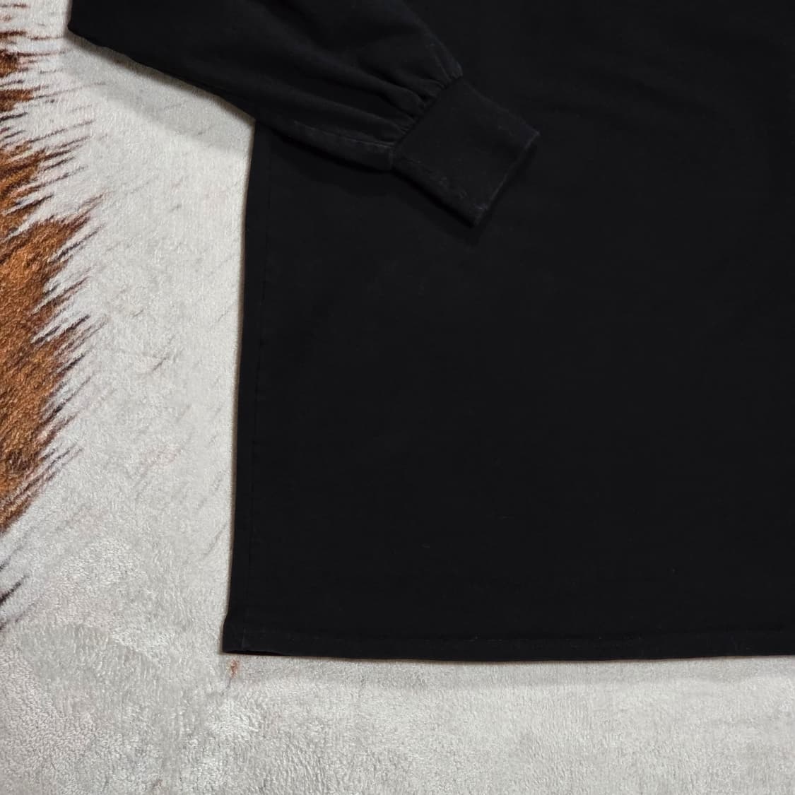 일본 빈티지 블랙 핑크 배색 롱슬리브 상품이미지6